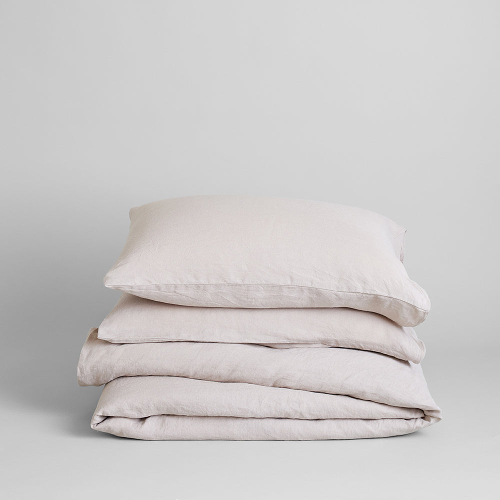 Stonewashed Hemp Shams, Set of 2 - Bloomist