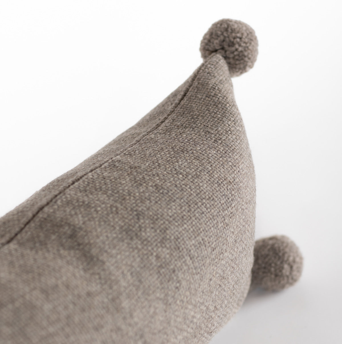 Pom Pom Wool Lumbar Pillow, 14" x 35" - Bloomist