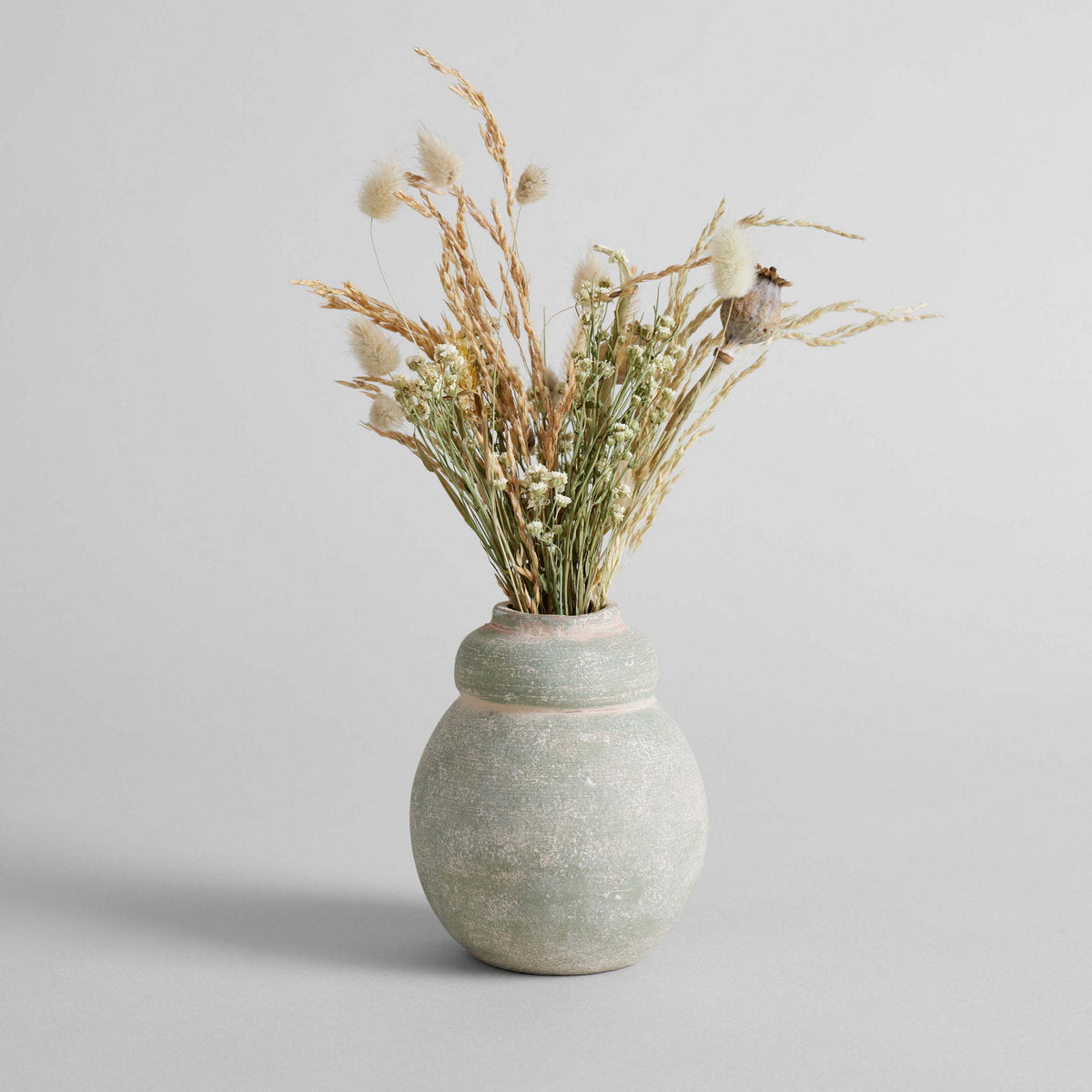 Terra Cotta Bud Vase, Greenwash - Bloomist