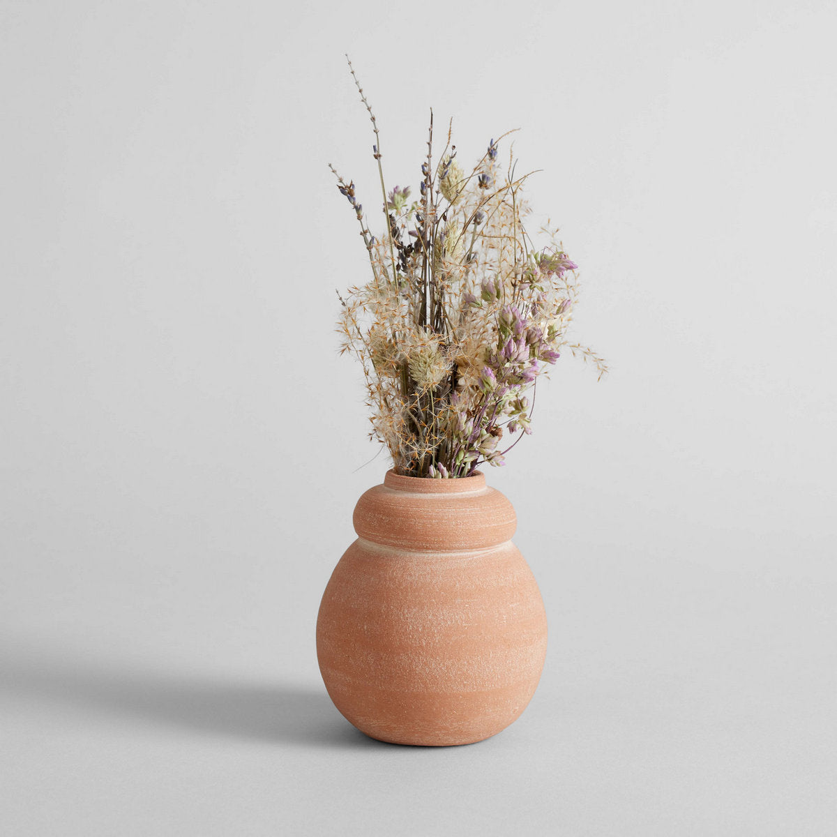 Terra Cotta Bud Vase, Whitewash - Bloomist