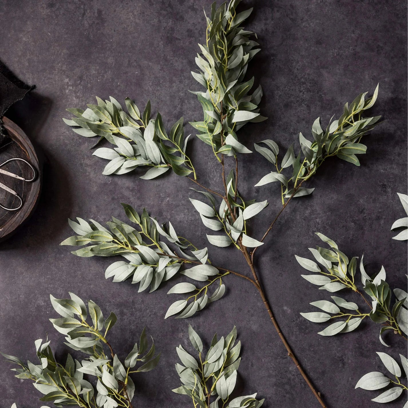 real touch emerald willow stem