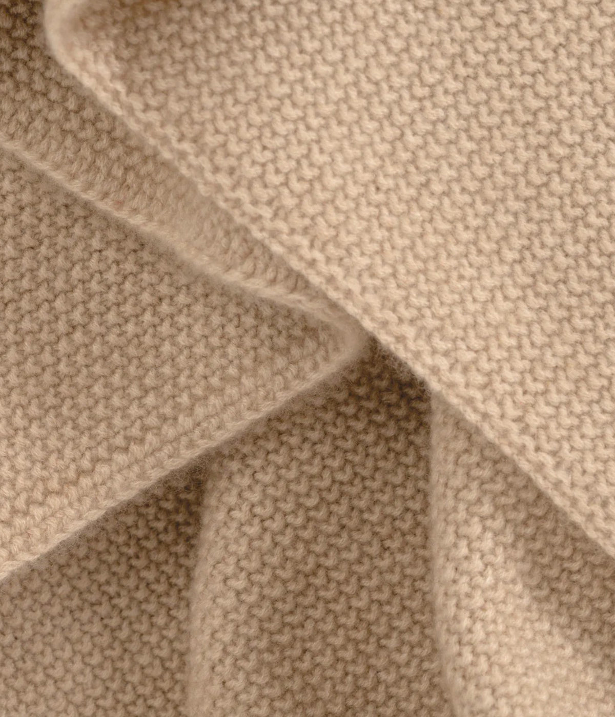 soft solid beige cashmere baby blanket