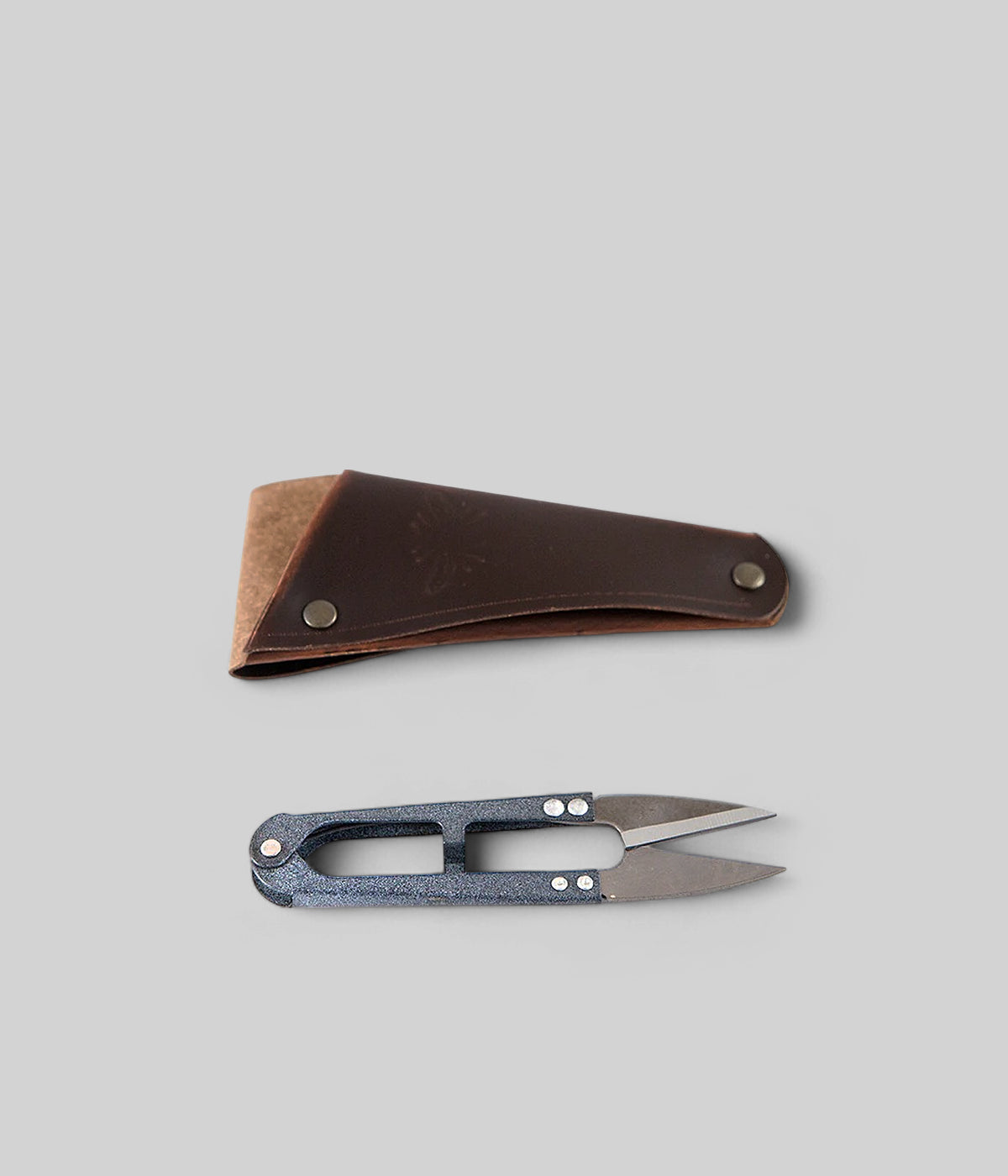 Garden Snips in Leather Pouch made in England