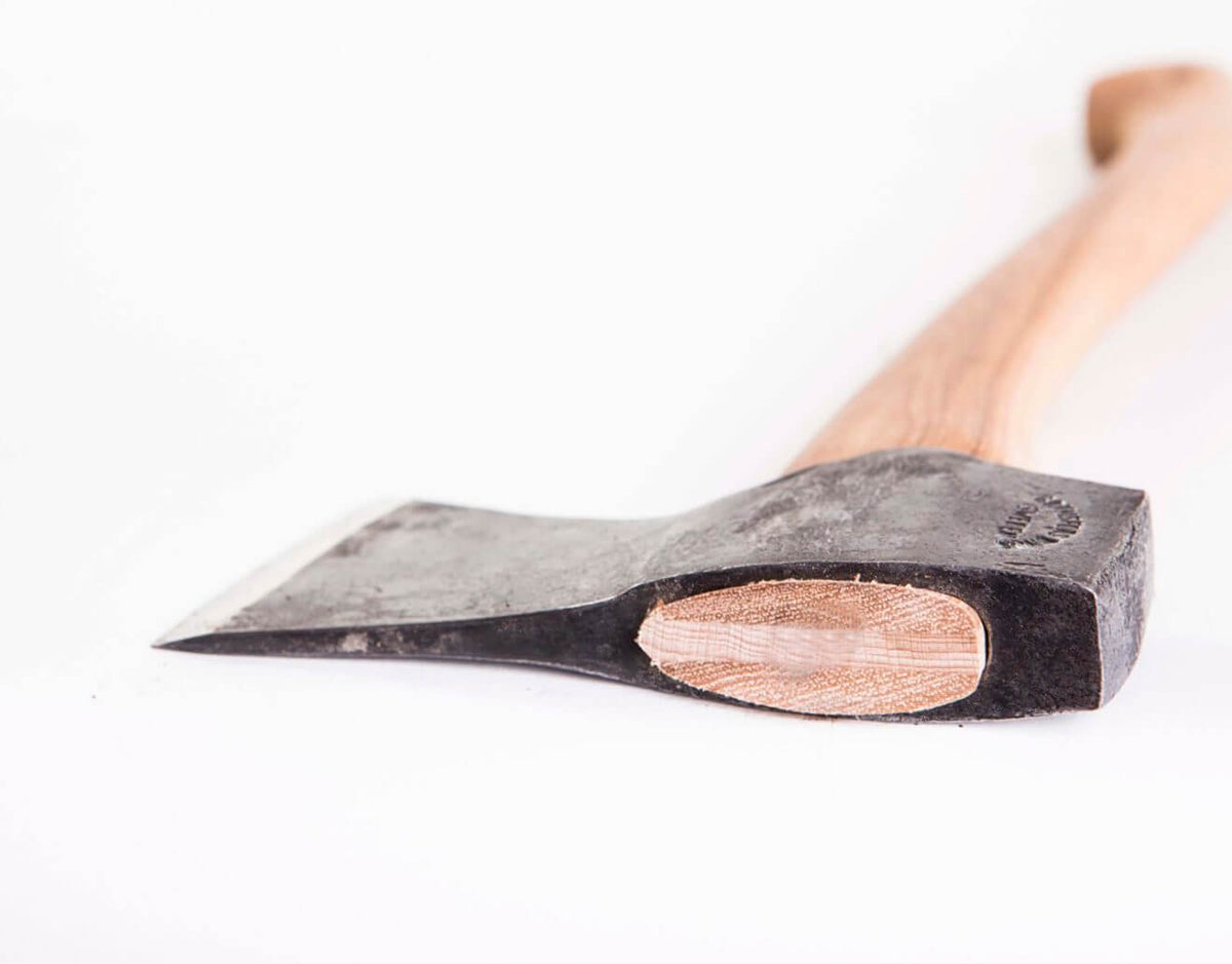 Reliable Gransfors Bruk wood splitting axe for backpacking and trails