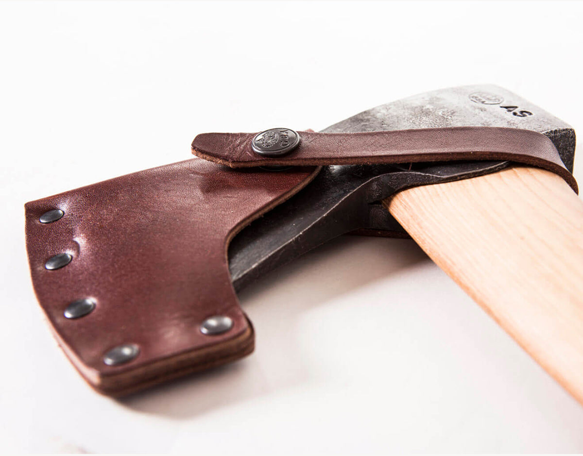 Gransfors Bruk Small Forest Axe with leather sheath for safe storage