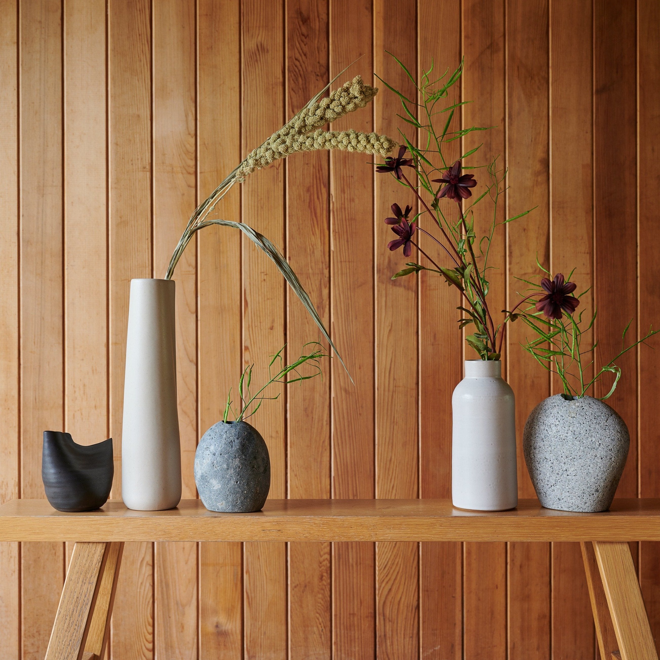 Bird Vase, Black - Bloomist