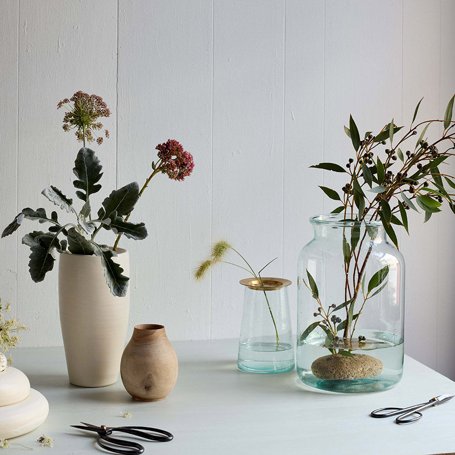 Recycled Glass Hurricane / Vase - Bloomist