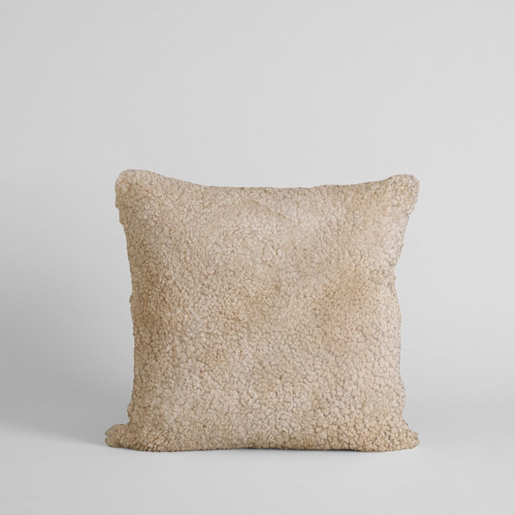 Curly Shearling Sheepskin Pillow, 20" x 20" - Bloomist